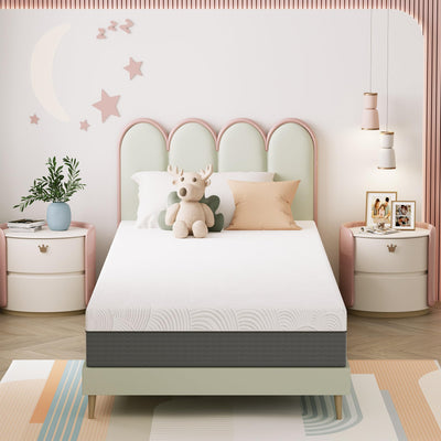 12 Inch Twin XL Mattress, Memory Foam Mattress for Cool Sleep & Pressure Relief, Medium Firm Support, Removable Cover, No Fiberglass