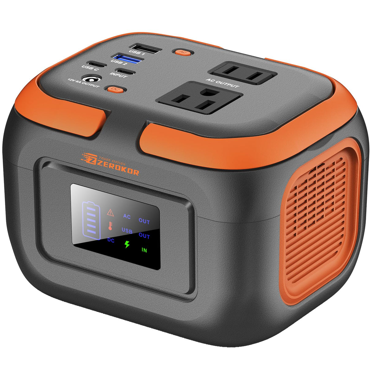 Portable Power Station 120W, 110V Power Bank with AC Outlet, Portable Generator 97.6Wh External Lithium Battery Pack with USB C Input for Camping Home Use Van Life Adventure ZeroKor