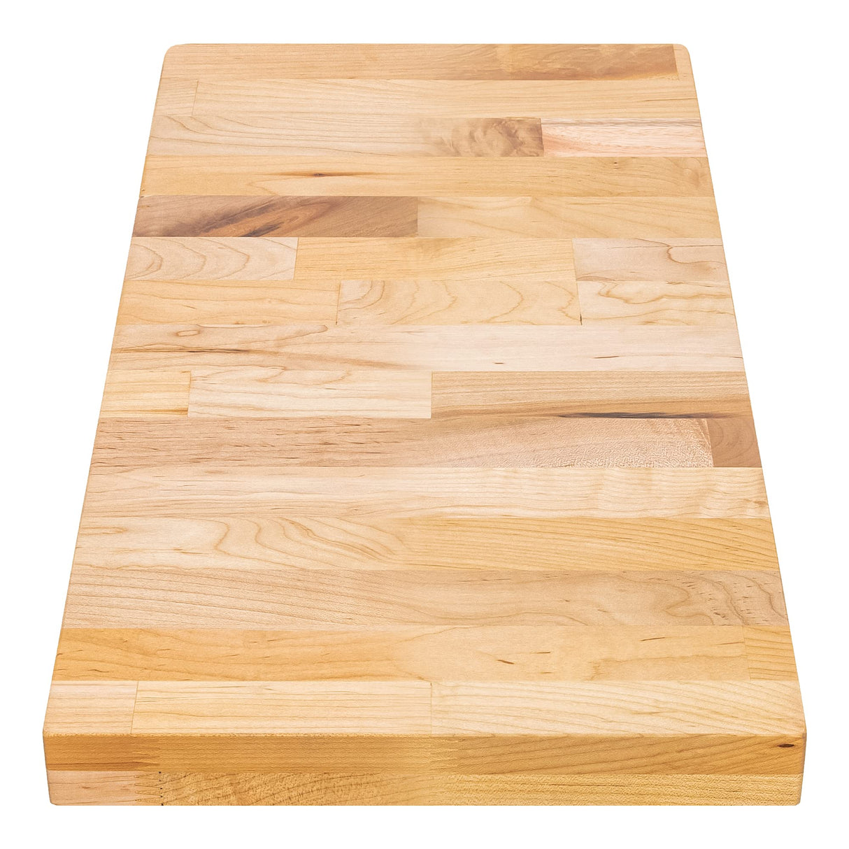 DuraSteel Butcher Block Counter Top - 24 x 12 Natural Maple Slab Work Bench Top for Kitchen, Side, Coffee, Kitchen Table - Optional Base Leg Units DuraSteel