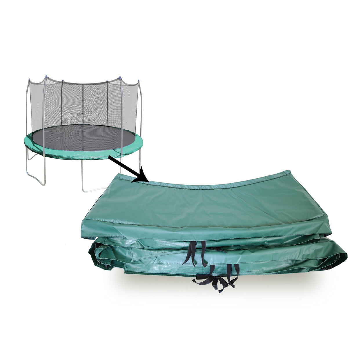 Skywalker Trampolines Round Spring Pad, 12', Green Skywalker Trampolines