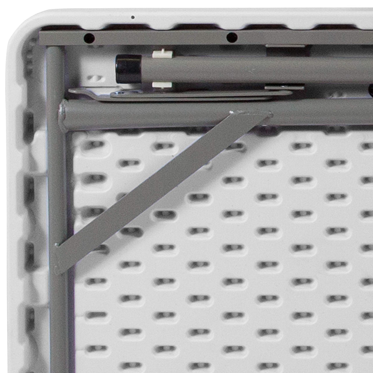 Flash Furniture Silas 34.5" Square Folding Card Table with Felt Green Surface and Cup Holders, Portable Folding Game Table for 4 Players, White/Green Flash Furniture