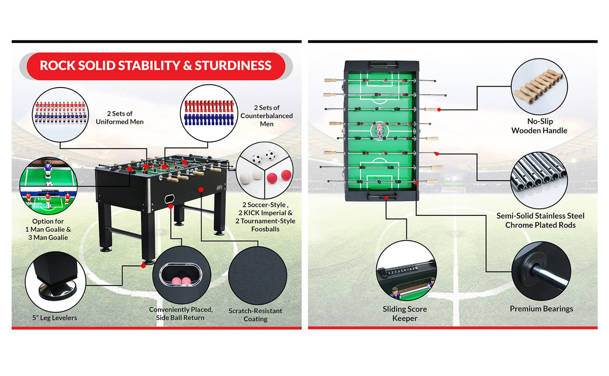 KICK Triumph 55" Foosball Table KICK