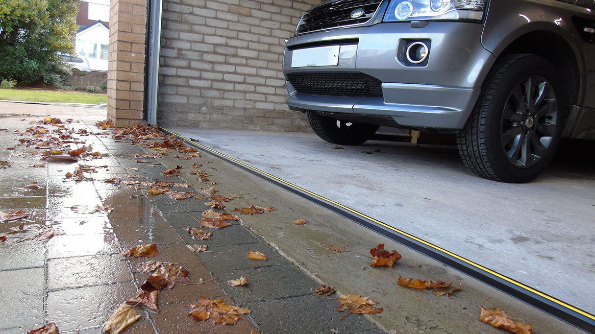 ½” High Garage Door Threshold Seal Kit 10’3” Length | Flexible PVC | Complete Kit Includes Adhesive | GaraDry GARADRY