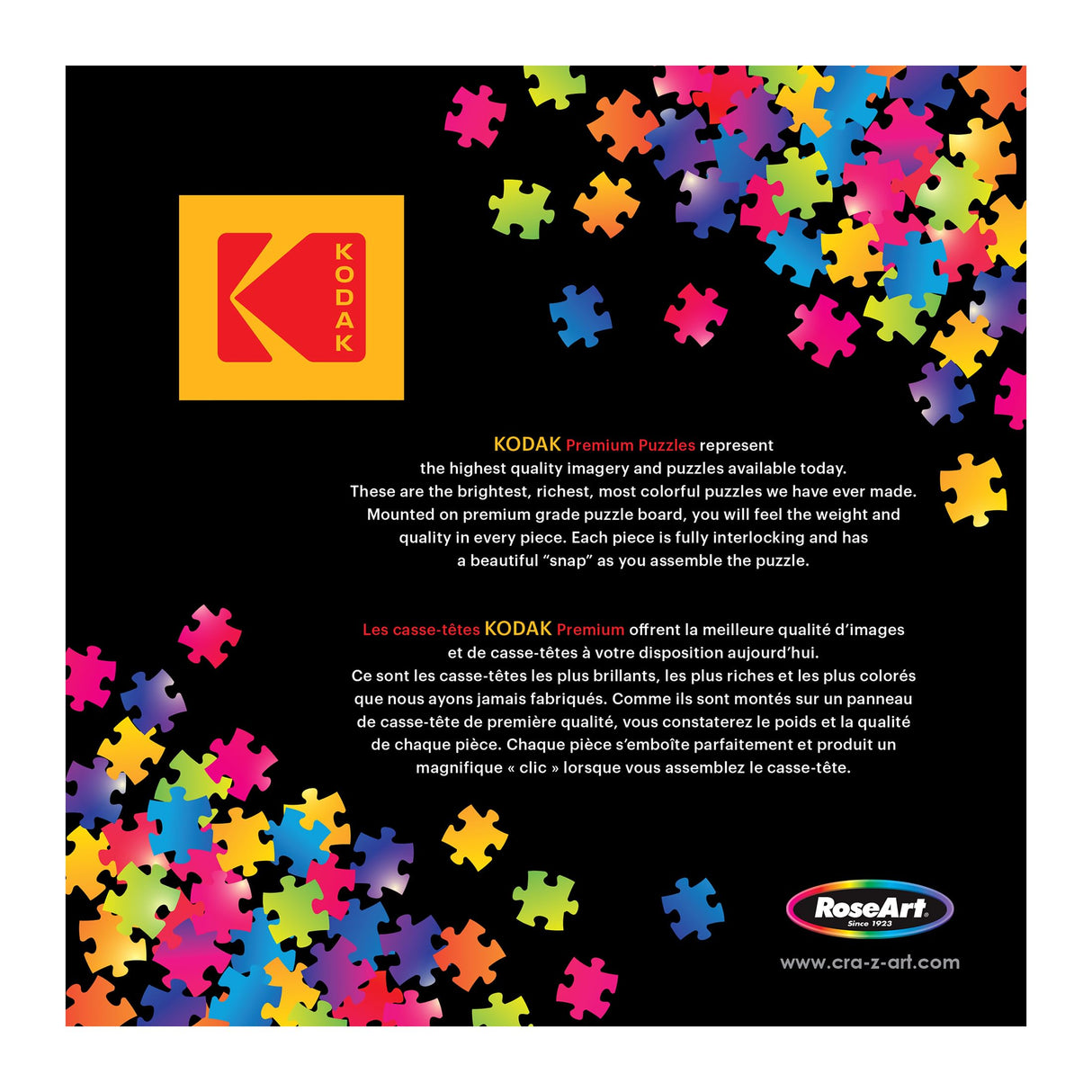 RoseArt - Kodak Premium - Puppies on a Picnic - 350 Piece Jigsaw Puzzle for Adults RoseArt