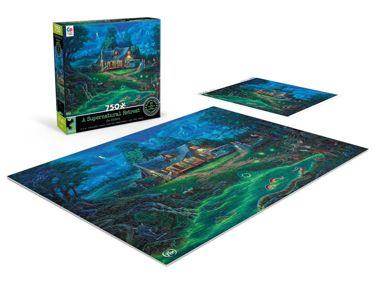 Ceaco - A Supernatural Retreat - Glow - 750 Piece Jigsaw Puzzle Ceaco