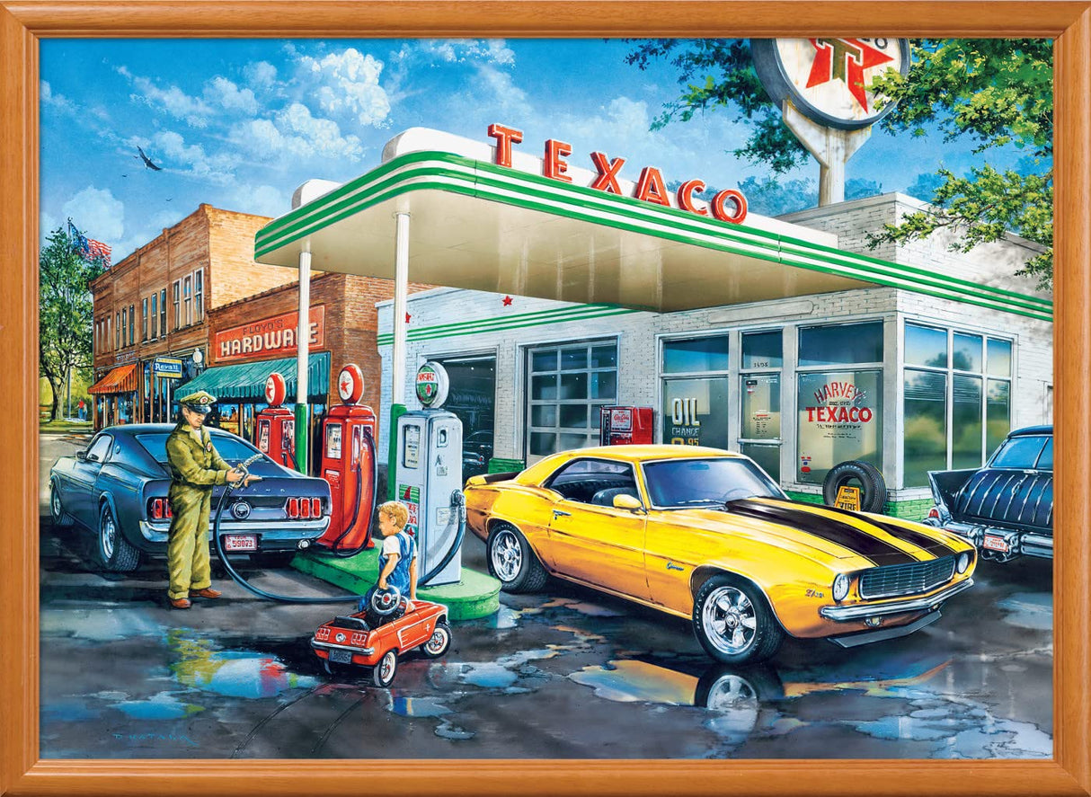 MasterPieces - 1000 Piece Jigsaw Puzzle, Pop’s Quick Stop, Fun for Adults, Family, Kids, Matte Finish, 19.25" x 26.75 Masterpieces