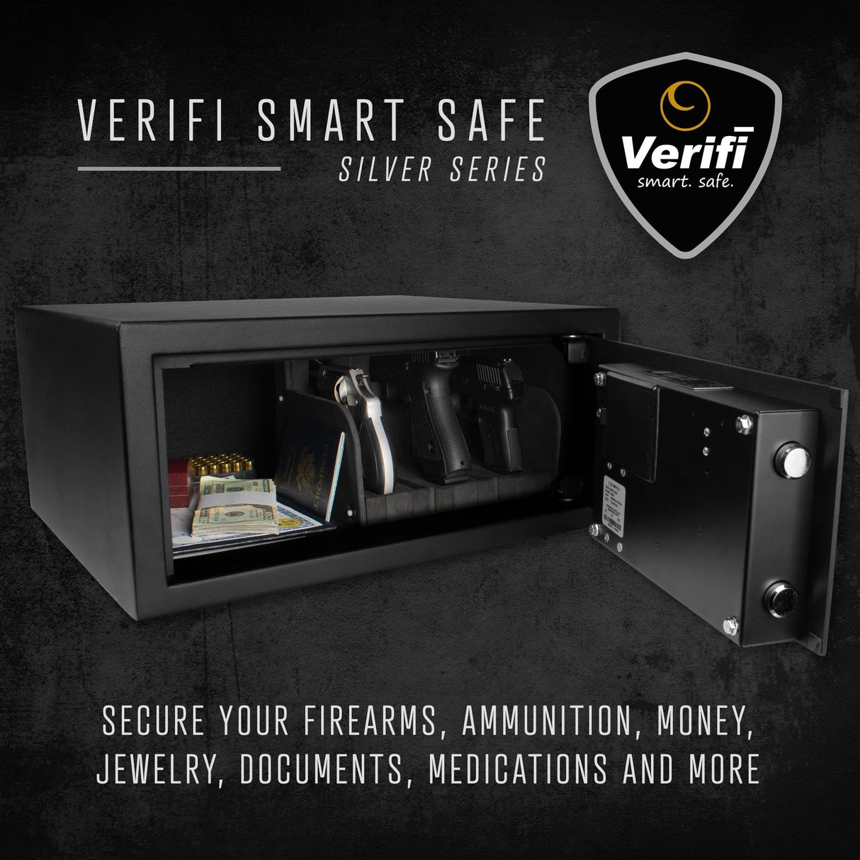 Verifi Smart Safe S5800 Biometric Safe with FBI Certified Fingerprint Sensor Verifi Smart.Safe.