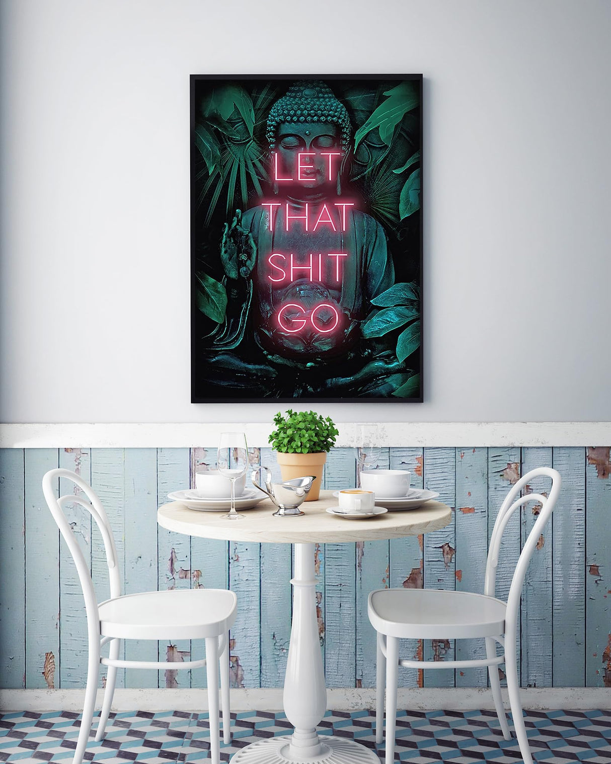 KINPLUB 5D Buddha Diamond Painting Kits for Adults Beginners, Buddhism Inspirational Diamond Art Kits, DIY Full Round Drill Religious Paint with Diamond Pictures Gem Art, Home Wall Decor 12 x 16 Inch KINPLUB