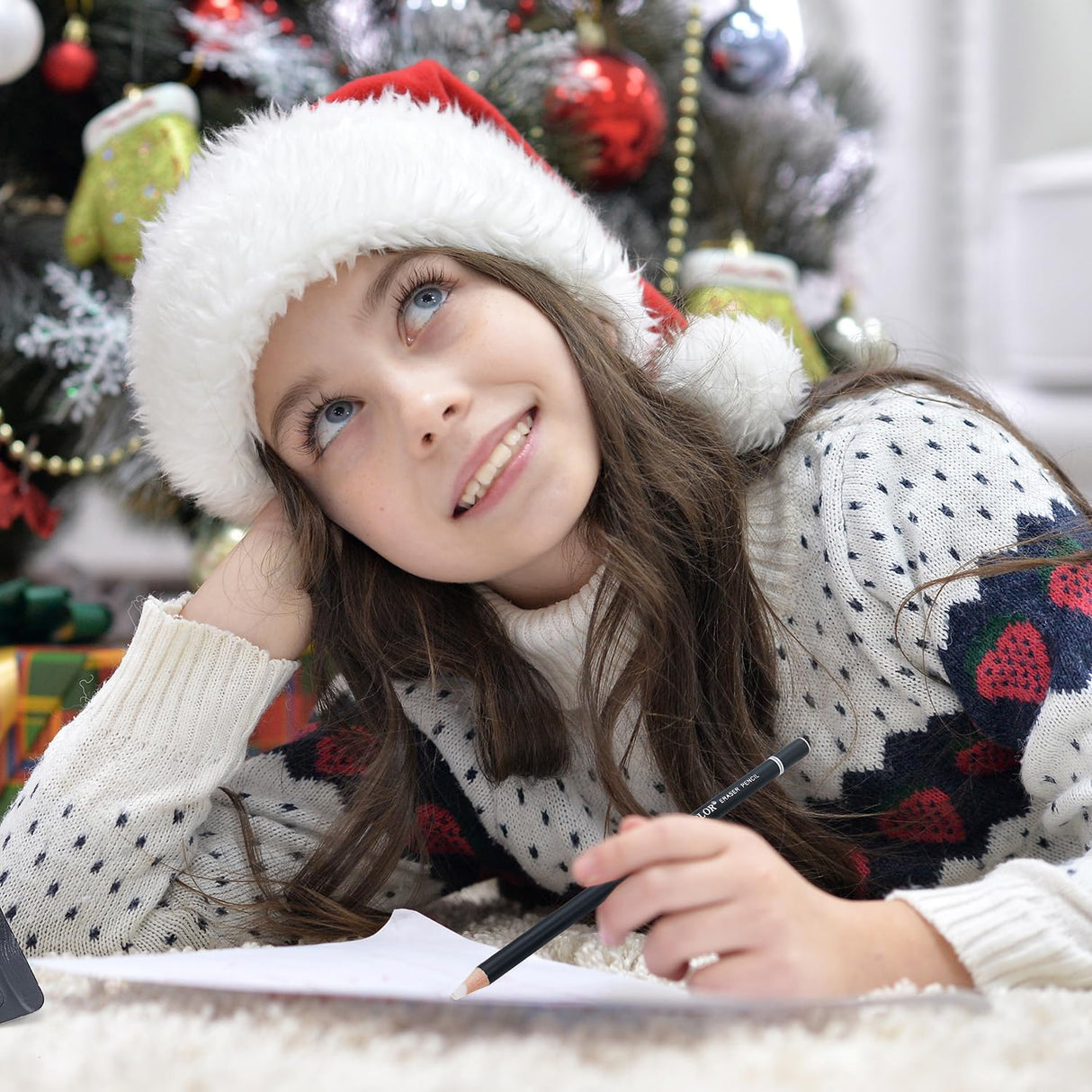 MARTCOLOR Professional Eraser Pencil Set, 6pc Eraser Pencils and 2pc Sharpener, Erasing Small Details or add Highlights for Sketching, Charcoal Drawings. Fine Detail Eraser for Beginners & Artists MARTCOLOR