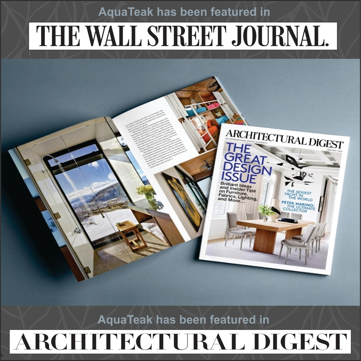 AquaTeak Patented 24" Sumba Teak Shower Bench with Shelf AquaTeak