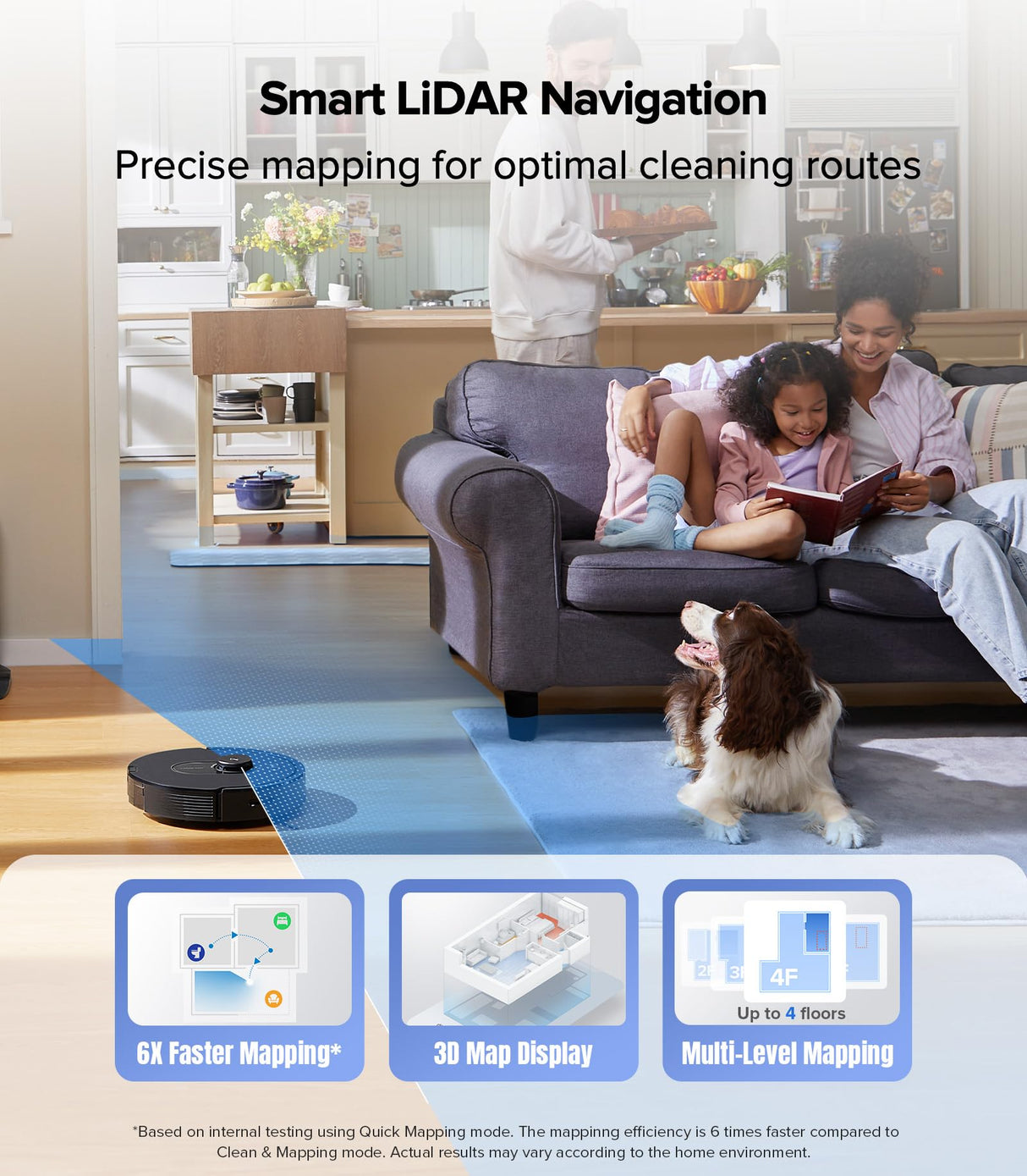 roborock Q5 Max+ Robot Vacuum with Self-Empty Dock, Upgraded from Q5+, 5500 Pa Suction, DuoRoller Brush, Hands-Free Cleaning for up to 7 Weeks, PreciSense LiDAR Navigation, App & Voice Control roborock