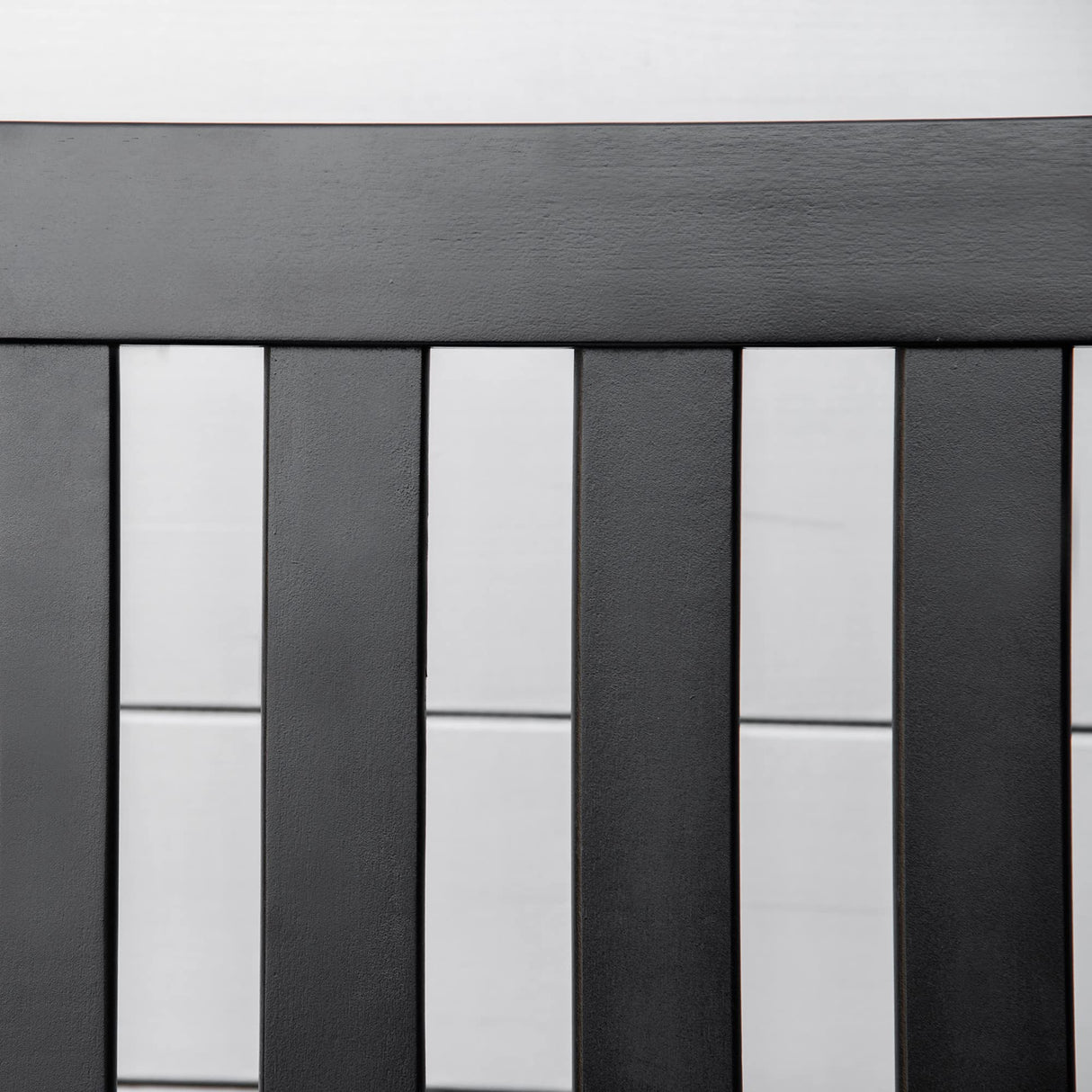 Outsunny Black Wooden Patio Glider Bench – Heavy Duty Outdoor Loveseat for Two with High Back and Armrests Outsunny