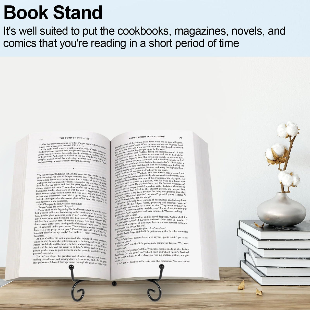 vivinin 4 Pack Plate Stands For Display,Plate Holder 6 '',Picture Frame Stand of Metal,Frame and Artworks,Small Easel for Book,Tabletop Art,Picture,Photo Platter,black (21ZSJ0001) vivinin