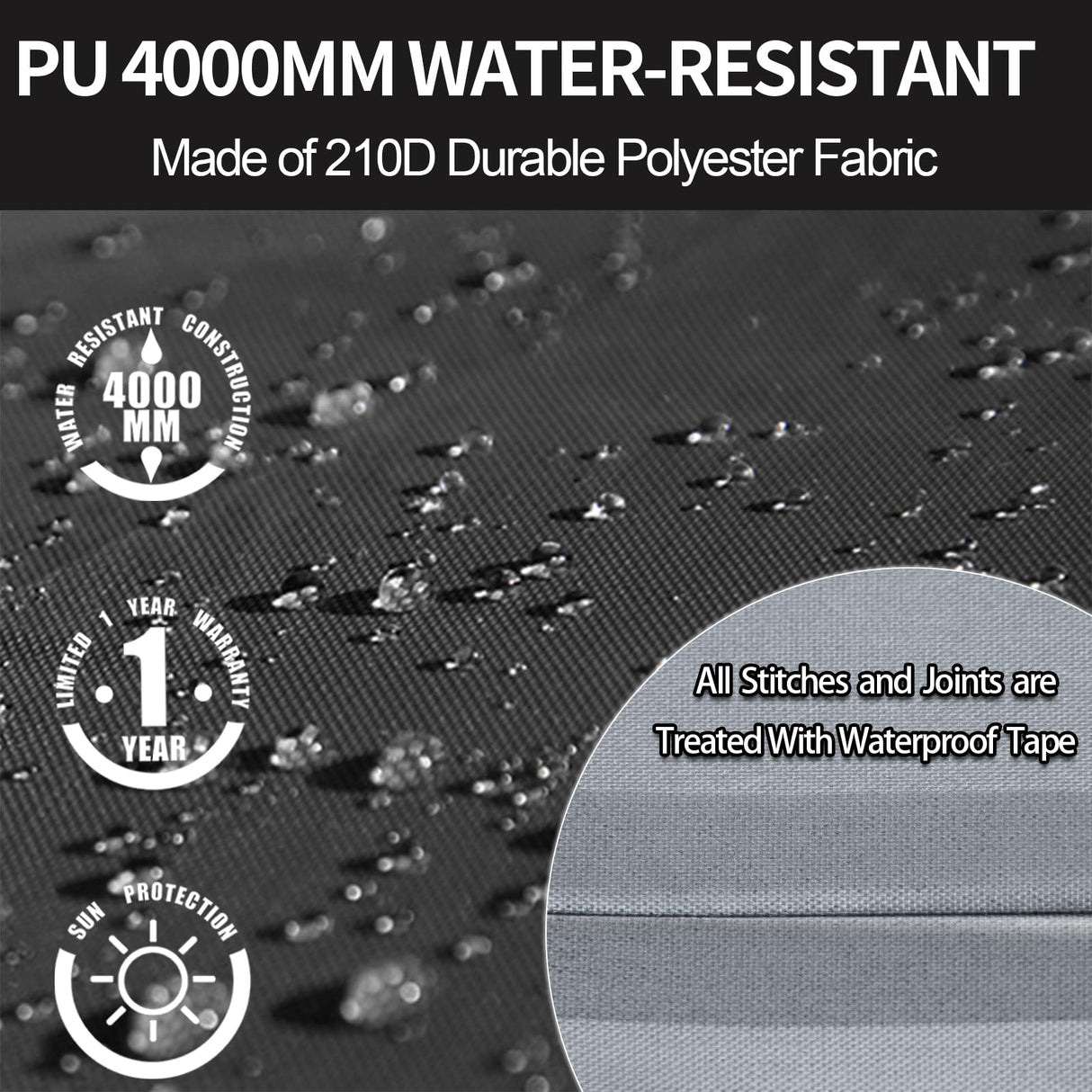 Happy Travel Bike Storage Shed Tent,Outdoor Portable Bicycle Storage Sheds with 210D Oxford Fabric PU4000 Waterproof for 2/3/4/6/8 Bikes,Bike Covers Shelter for Motorcycle,Garden Tools,Toys,Lawn Mower HAPPY TRAVEL