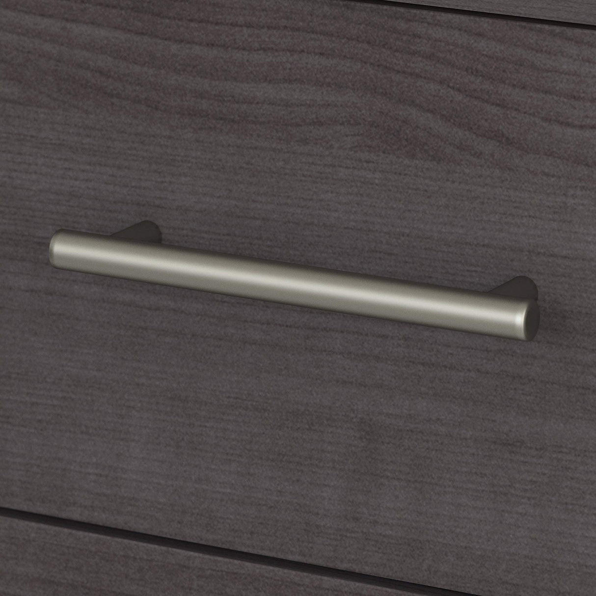 Bush SET002SG Somerset 60-Inch W L-Shaped Desk with Hutch, Storm Gray Bush Business Furniture
