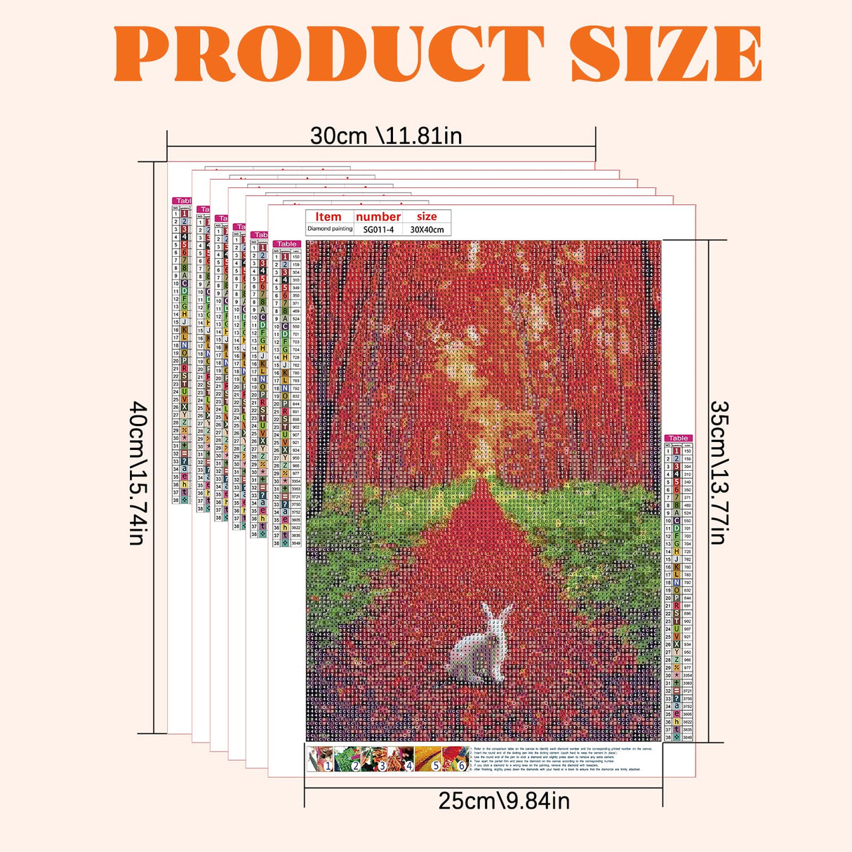 Tontut 10 Pack Diamond Painting Kits, Landscape Beach Diamond Art Painting for Adults Beginners, DIY Landscape Painting Diamond Art Full Round Diamond Crafts Wall Decor 12 x 16 inches Tontut