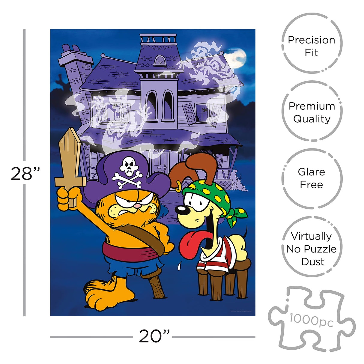 AQUARIUS - Garfield Halloween 1000 Piece Jigsaw Puzzle AQUARIUS