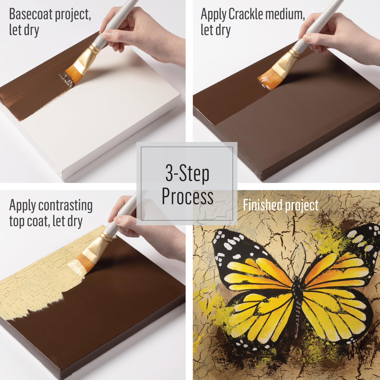 FolkArt Medium (8 Ounce), 696 Crackle FolkArt