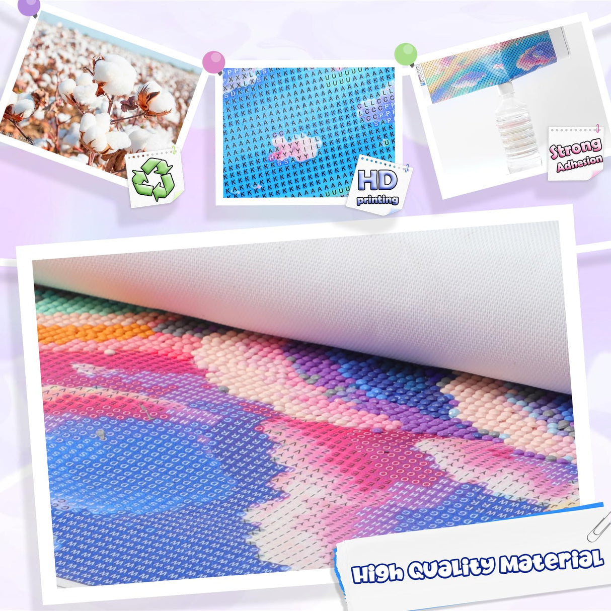 QAZWSX Spring Cherry Blossom Trees with Pink Flowers Diamond Painting Kits for Adults, Spring Cherry Blossom Diamond Painting, Full Drill Crystal Rhinestone Craft Kits Home Wall Decor 12x16 inch QAZWSX