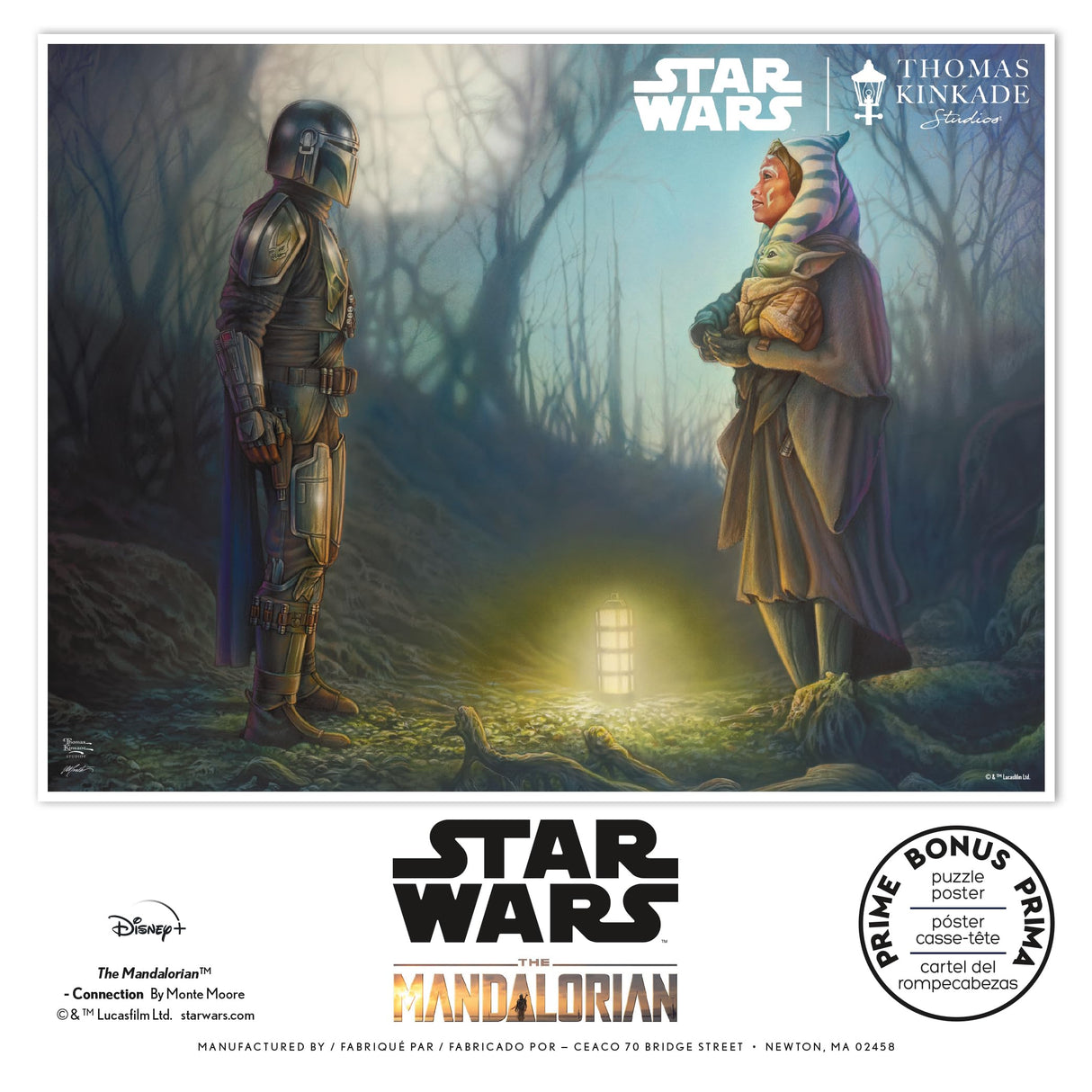 Ceaco - Thomas Kinkade - Star Wars - Mandalorian Connection - 500 Piece Jigsaw Puzzle Ceaco