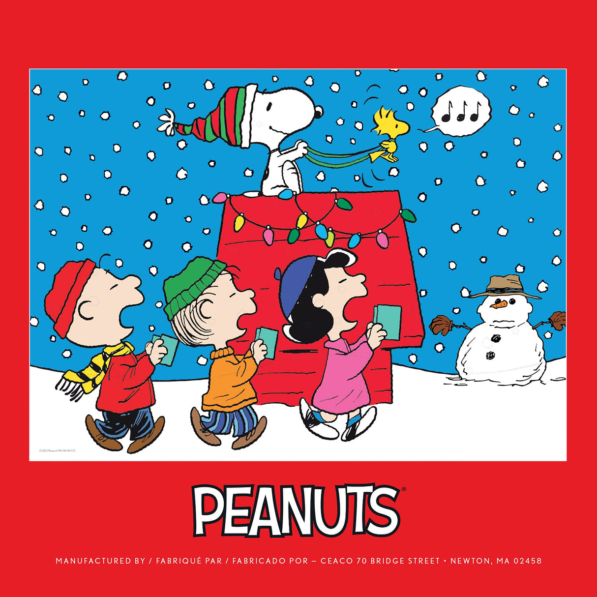 Ceaco - Peanuts - Holiday - Snoopy and The Singers - 100 Piece Jigsaw Puzzle Ceaco