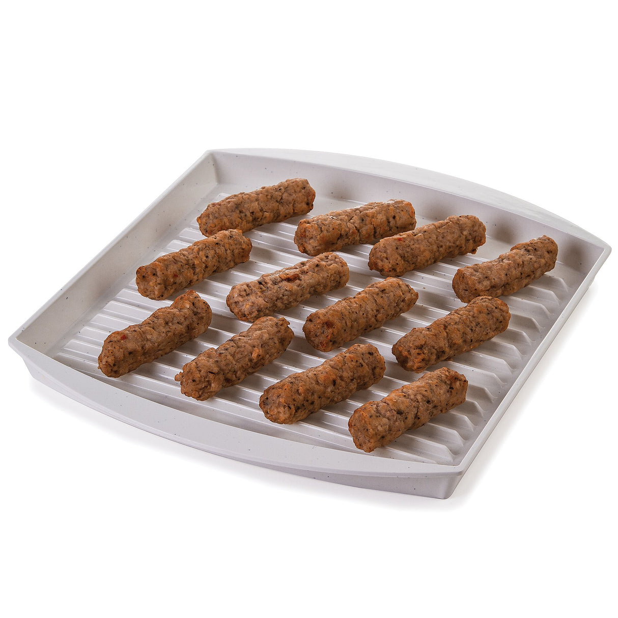 Progressive International Prep Solutions Microwavable Bacon Grill, White, 1 Piece Progressive International