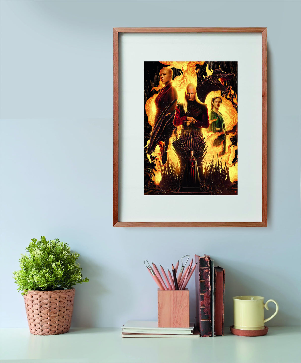 Clementoni Puzzle House of The Dragon - 500 Pieces - Adult Jigsaw Puzzle, Poster Included, Puzzle TV Series, Fun for Adults, Made in Italy, 35548 Clementoni