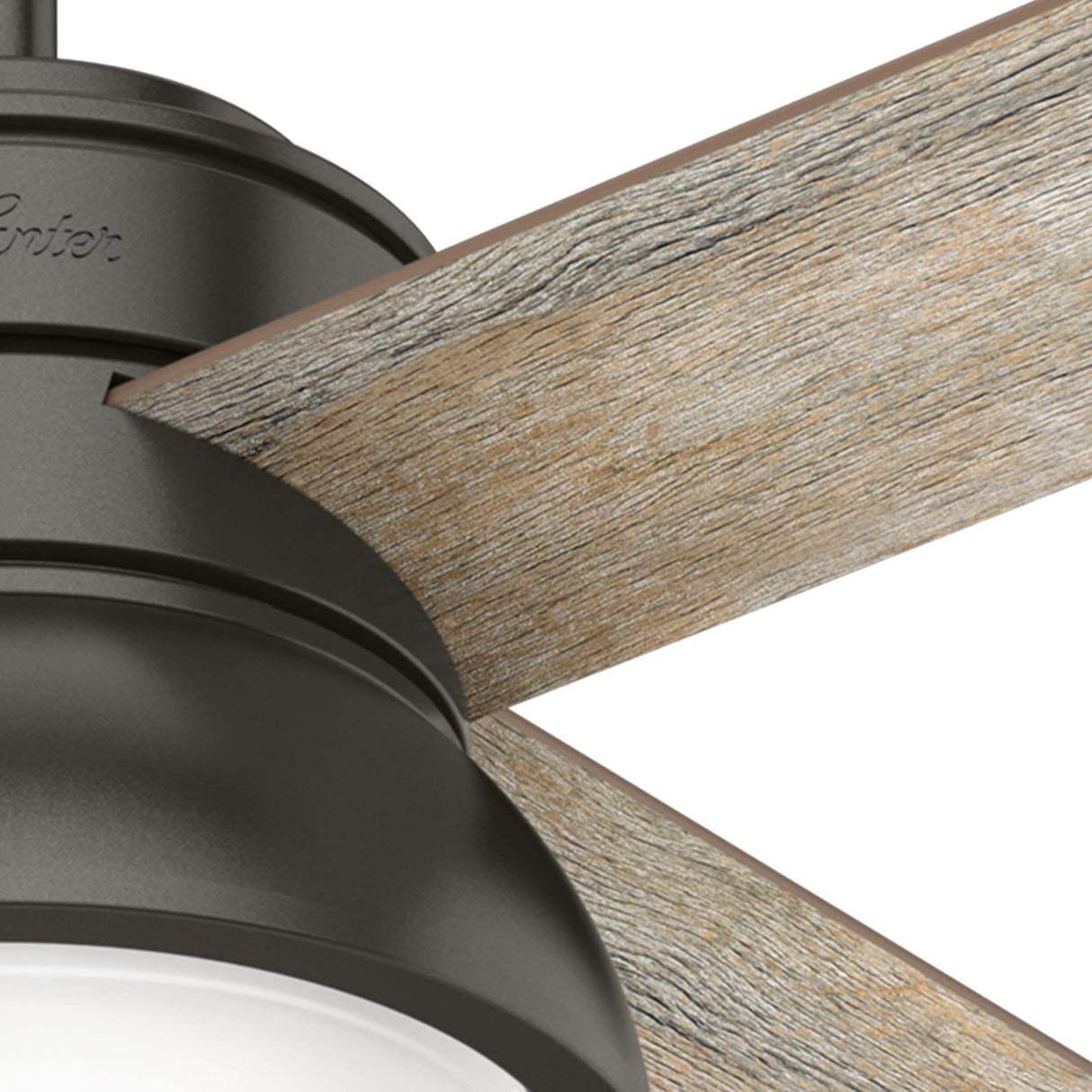 Hunter Fan Company 59387 Hunter 36" Loki LED Light Ceiling Fan, Noble Bronze Finish Hunter