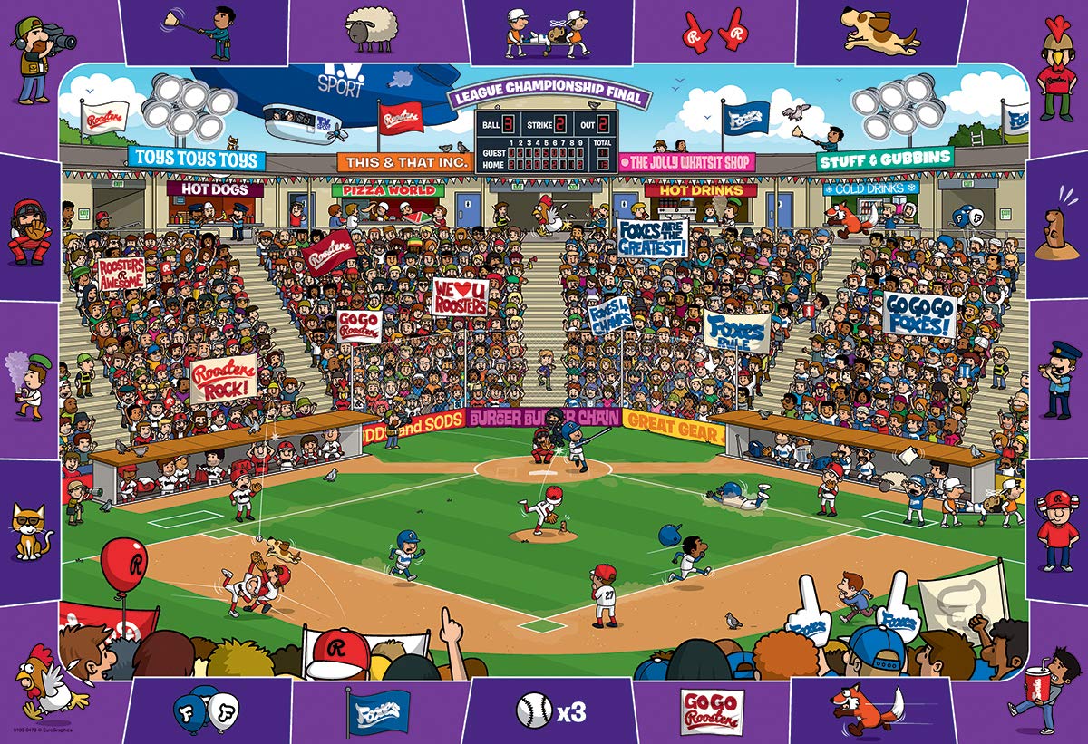 Baseball - Spot and Find 100-Piece Puzzle, Star EuroGraphics