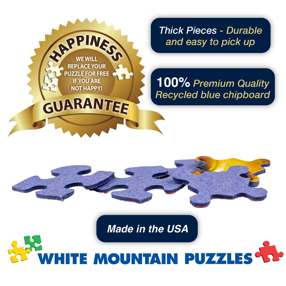 White Mountain Puzzles - I Love Baseball - 1000 Piece Jigsaw Puzzle White Mountain