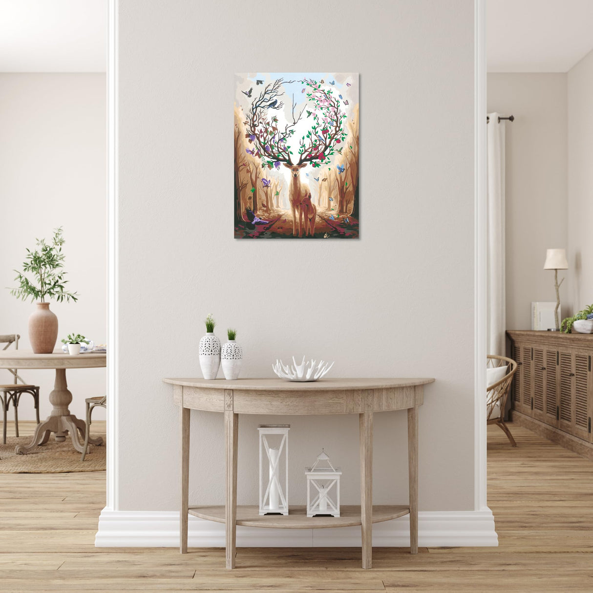 Ravensburger Relax CreArt Magnificent Encounter Canvas Paint by Numbers Kit | Perfect DIY Art Gift for Adults, Stress Relief, and Creative Hobby Ravensburger