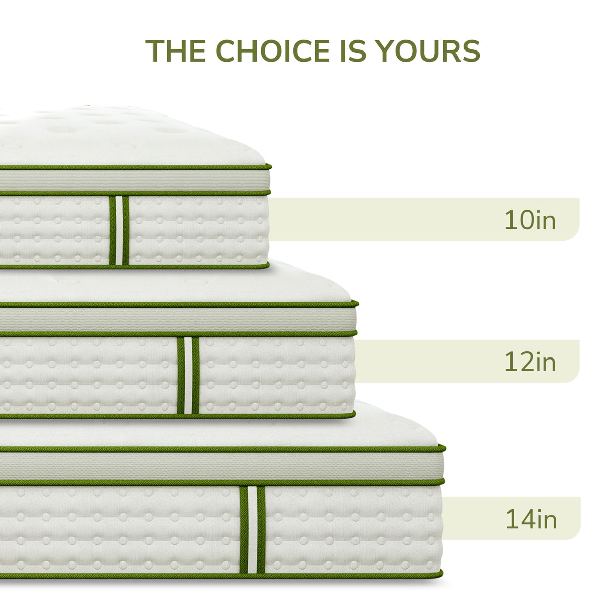 Emerspring Queen Mattress, 12 Inch Innerspring Queen Size Hybrid Mattress with Individually Pocket Innerspring for Cool Motion Isolation & Silent Sleep, Pressure Relief, Edge Support,Medium Firm Emerspring