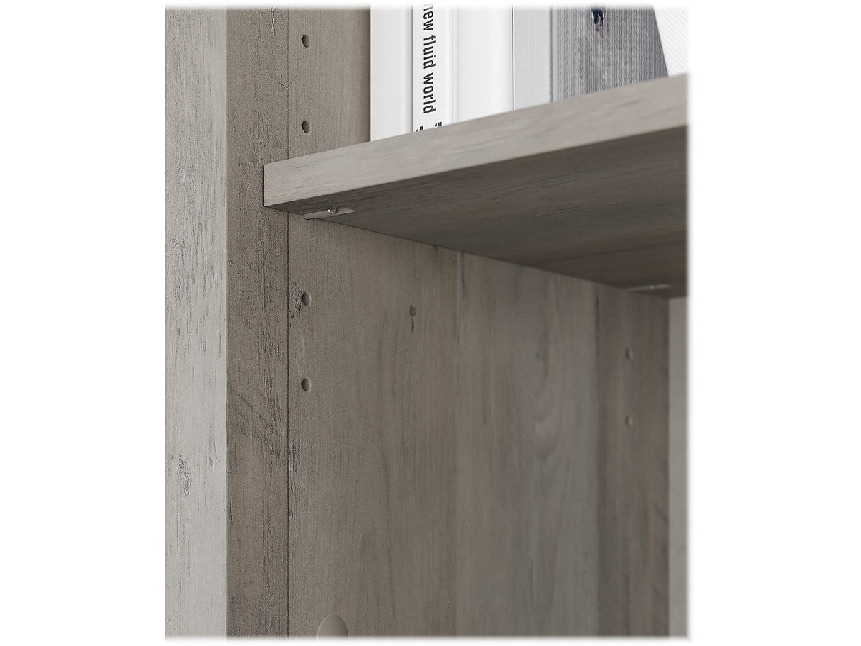 Bush Furniture Salinas 5 Shelf Tall Bookcase Set of 2 - Driftwood Gray Bush Business Furniture