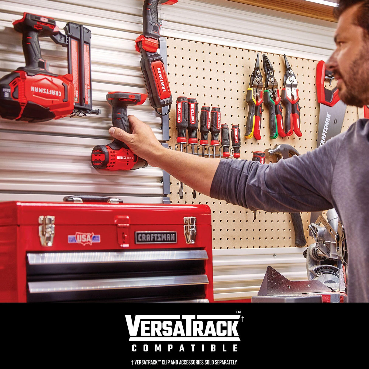 CRAFTSMAN V20 Cordless 6-Tool Power Tool Combo Kit with 2 Batteries and Charger (CMCK600D2) CRAFTSMAN