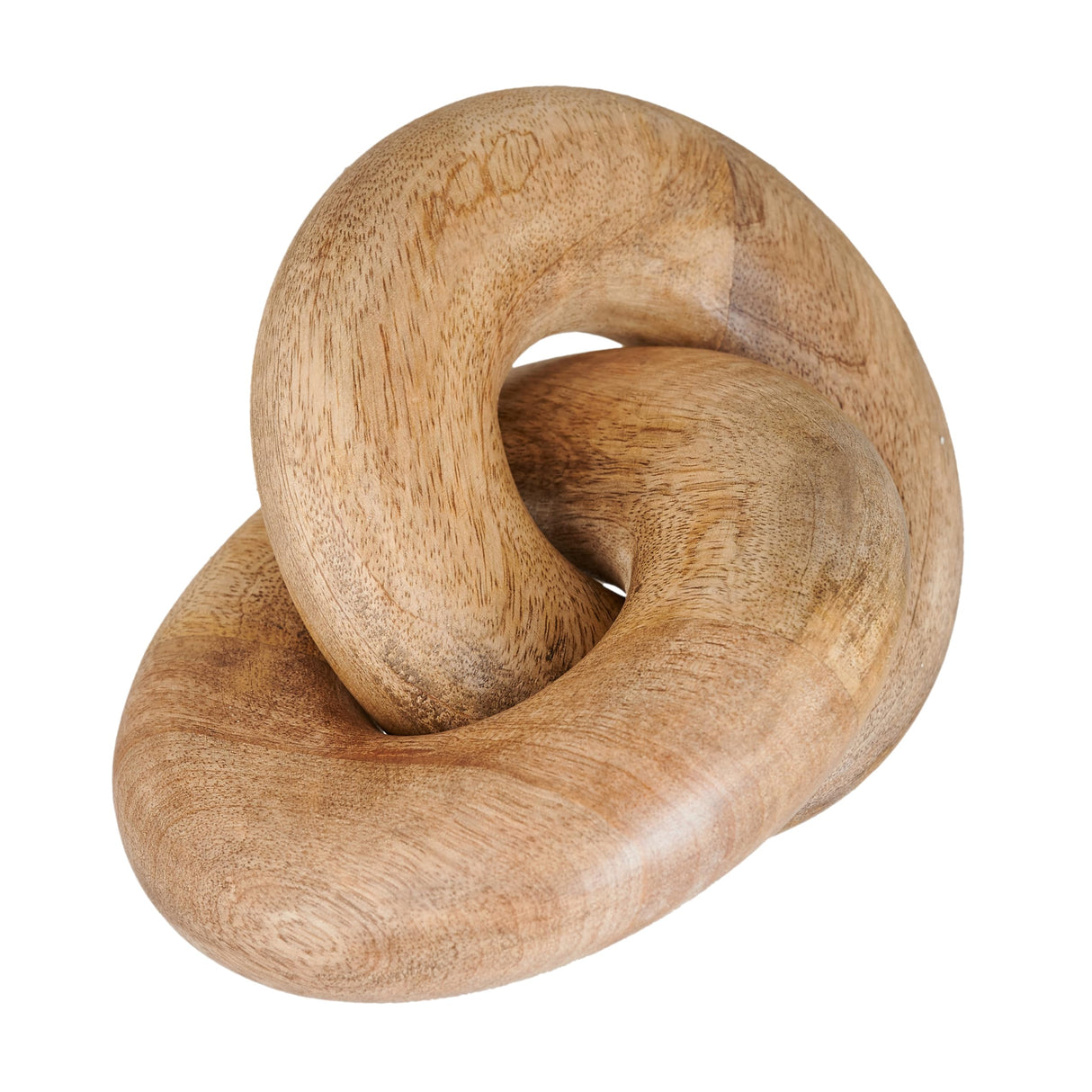 Eximious India 2 Knot Coffee Table Decor Home Decor Console Table Decor Items Book Shelf Decor Accents Living Room Wood Knot Decor Chain Link Decor (Natural Wood) Eximious India