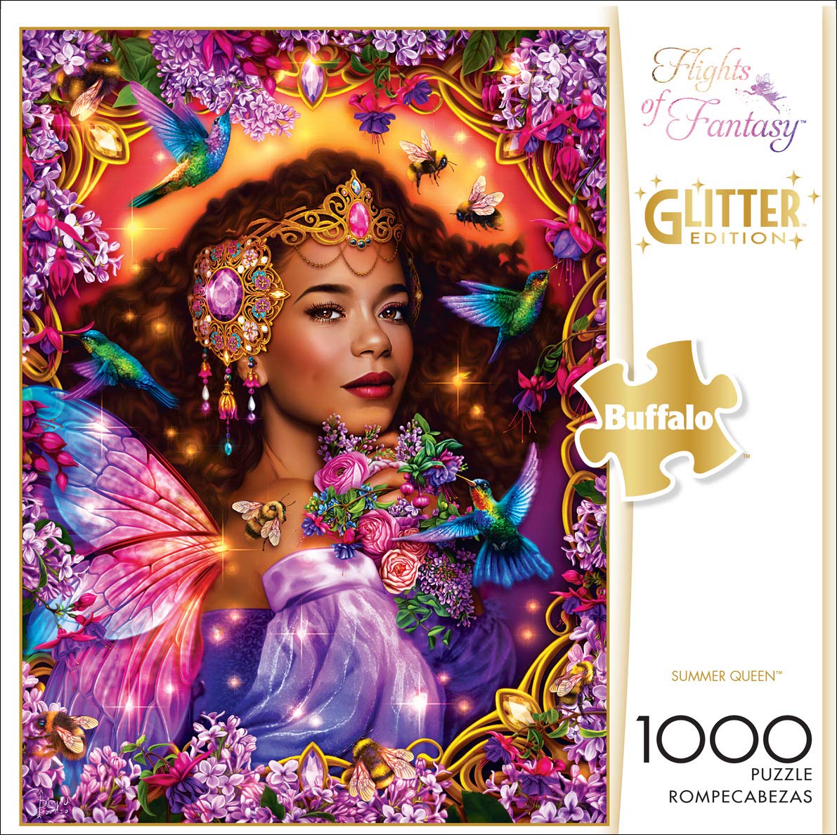 Buffalo Games - Flights of Fantasy - Summer Queen - 1000 Piece Jigsaw Puzzle for Adults -Challenging Puzzle Perfect for Game Nights - Finished Size is 26.75 x 19.75 Buffalo Games