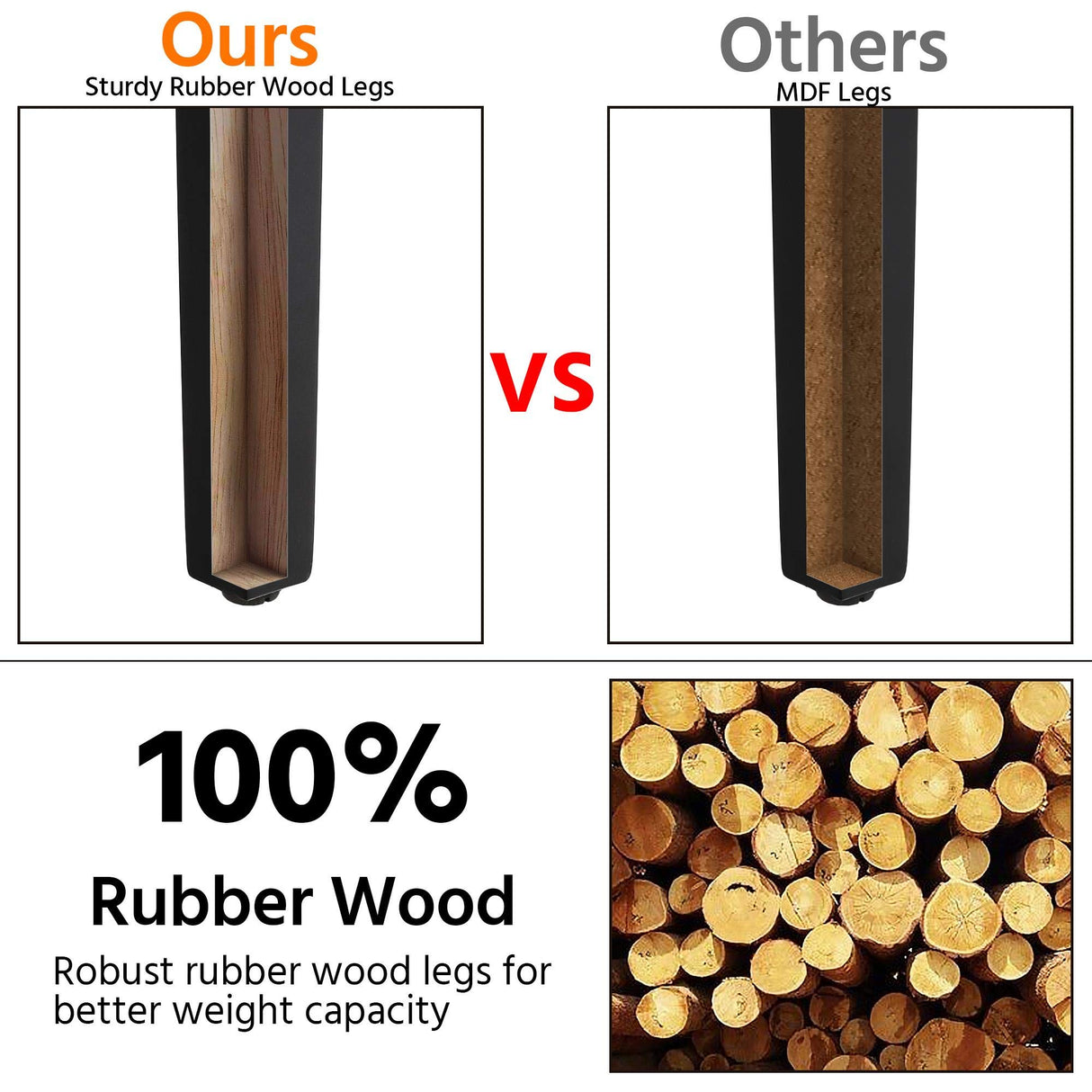 Yaheetech Dining Chairs Side PU Cushion Chairs with Waterproof Surface and Wood Legs for Kitchen Restaurant and Living Room, Set of 4, Brown Yaheetech