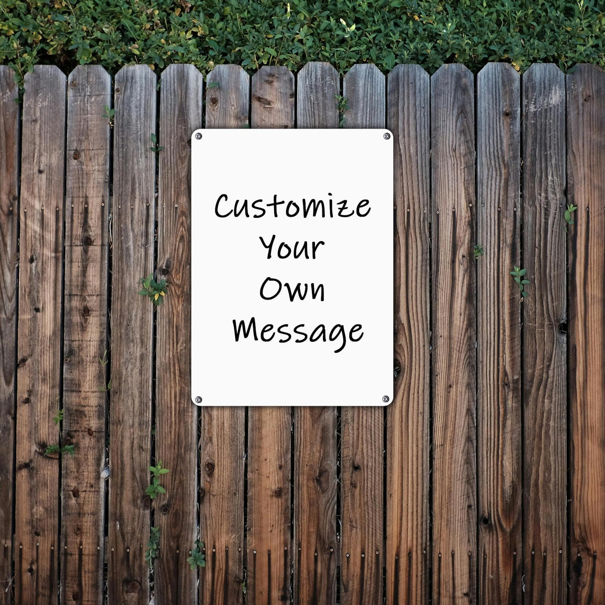 Blank Metal Signs- 5 Pack, 10x7 inches White Blank Sign, Heavy Duty Aluminum Write-On Sign for Indoor Outdoor, Easy to Install, Blank Sign for Heat Transfer, Vinyl, Write, Ink Print DIESOTT