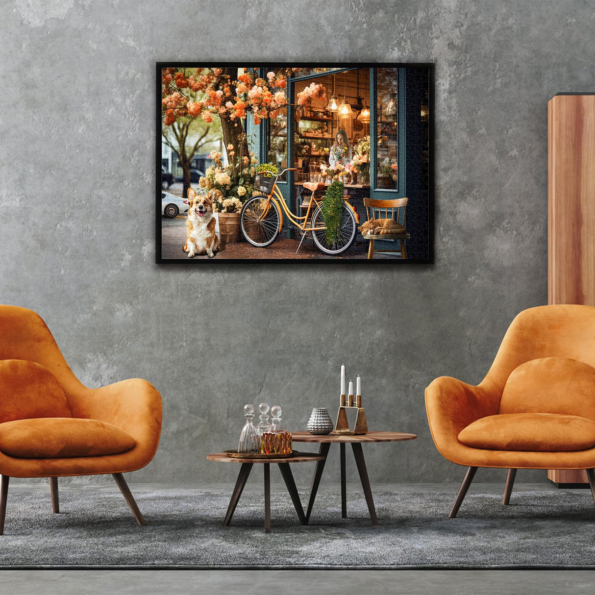 TangComplete - Flower Shop Puzzles for Adults 1000 Pieces, Jigsaw Puzzles for Adults 1000 Piece, Puzzle for Adults, Adults Challenging Game Toys, Impossible Puzzle, Family Decoration Puzzle TangComplete