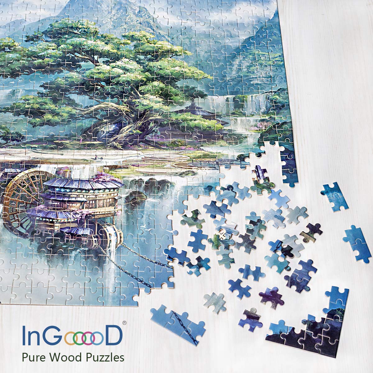 Ingooood- Fantasy Series- City of Machine Operated- Jigsaw Puzzles 1000 Pieces Entertainment Toys for Adult Special Graduation or Birthday Gift Home Decor Ingooood