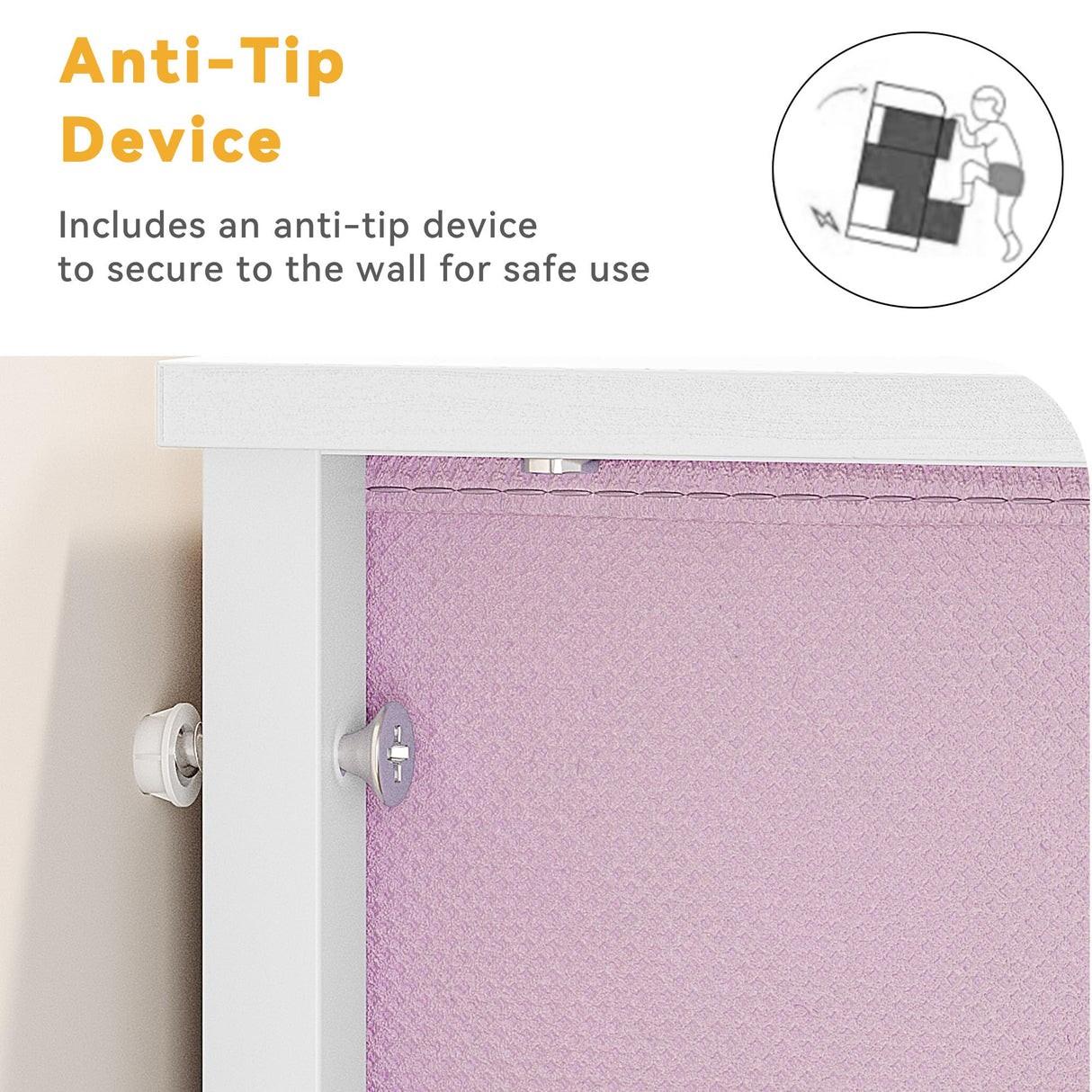 DWVO Storage Drawer with 4 Drawers - Fabric Dressers for Kids, Dresser for Bedroom, Living Room, Closets - Sturdy Steel Frame, Wooden Top & Easy Pull Fabric Bins DWVO