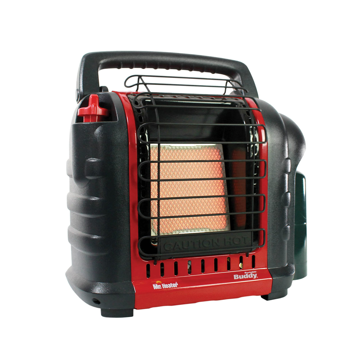 Mr. Heater Portable Buddy Heater MH9BX 4,000-9,000 BTU Indoor-Safe Propane Radiant Heater For Campers, Workshops, Job Sites, Patios & More - Red, Black Mr. Heater