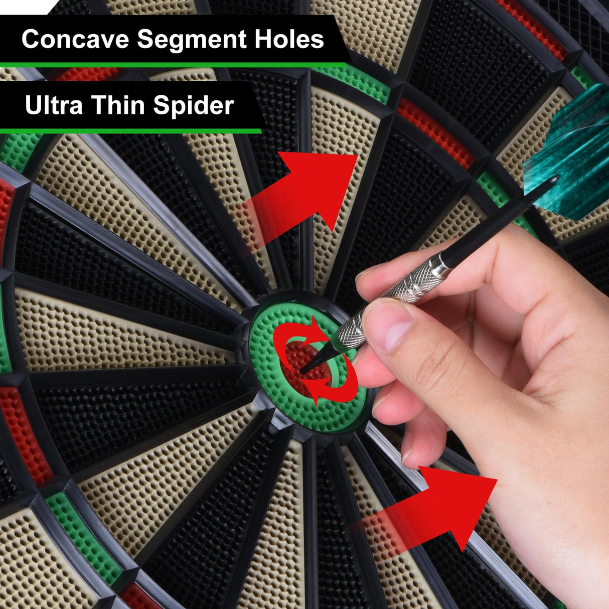 PATIKIL Electronic Dart Board Cabinet Set, LED Digital Electric Dartboard with Wooden Cabinet Door, Soft Tip Darts Board with 12 Darts, 88 Tips, 27 Games, 243 Variations, Up to 16 Players PATIKIL