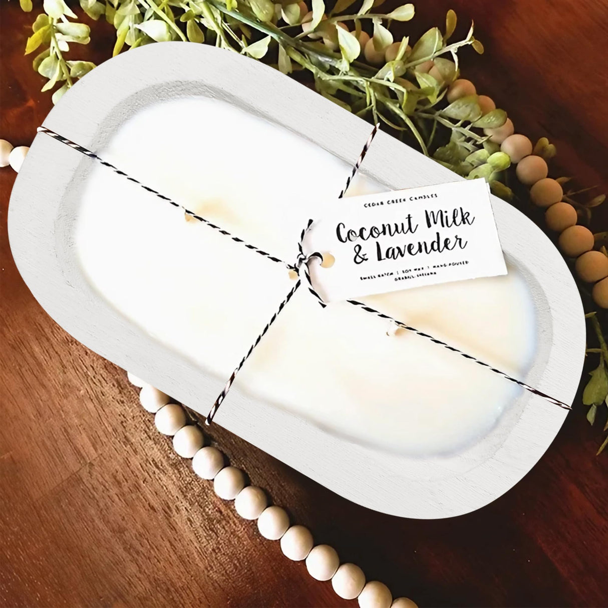 Royxen 8 Pack Wood Dough Bowl, Wooden Dough Bowls Paulownia, Rustic Bowl Vintage, Bowls for Candle (White, 9.5" x 5.5") Royxen