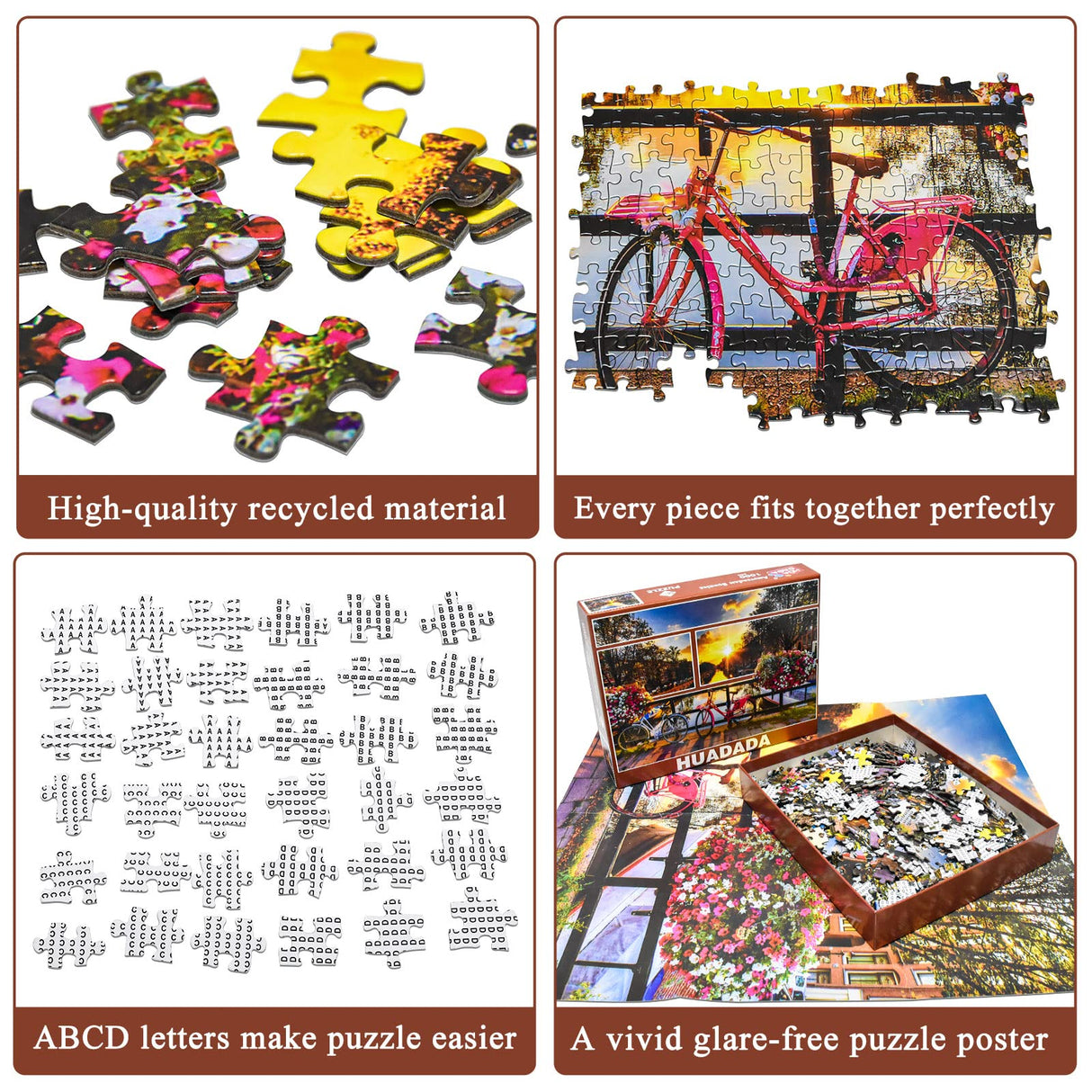 Jigsaw Puzzles for Adults 1000 Piece Puzzle for Adults 1000 Pieces Puzzle 1000 Pieces-Amsterdam Sunrise 1000 Piece Jigsaw Puzzles for Adults Gifts HUADADA