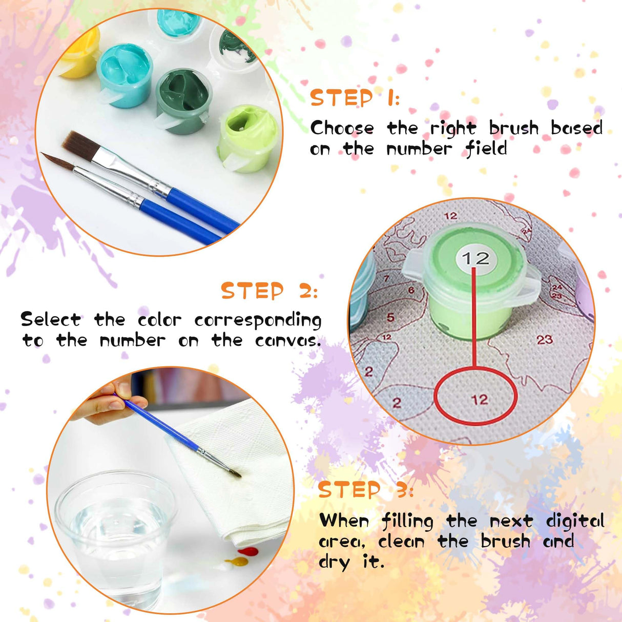 Bimkole Framed Paint by Numbers Kit for Adults Snowman, DIY Oil Painting Kit on Canvas with Paintbrushes and Acrylic Pigment, for Paint by Numbers for Beginner, for Home Wall Decor 8x12inch/20x30 cm Bimkole