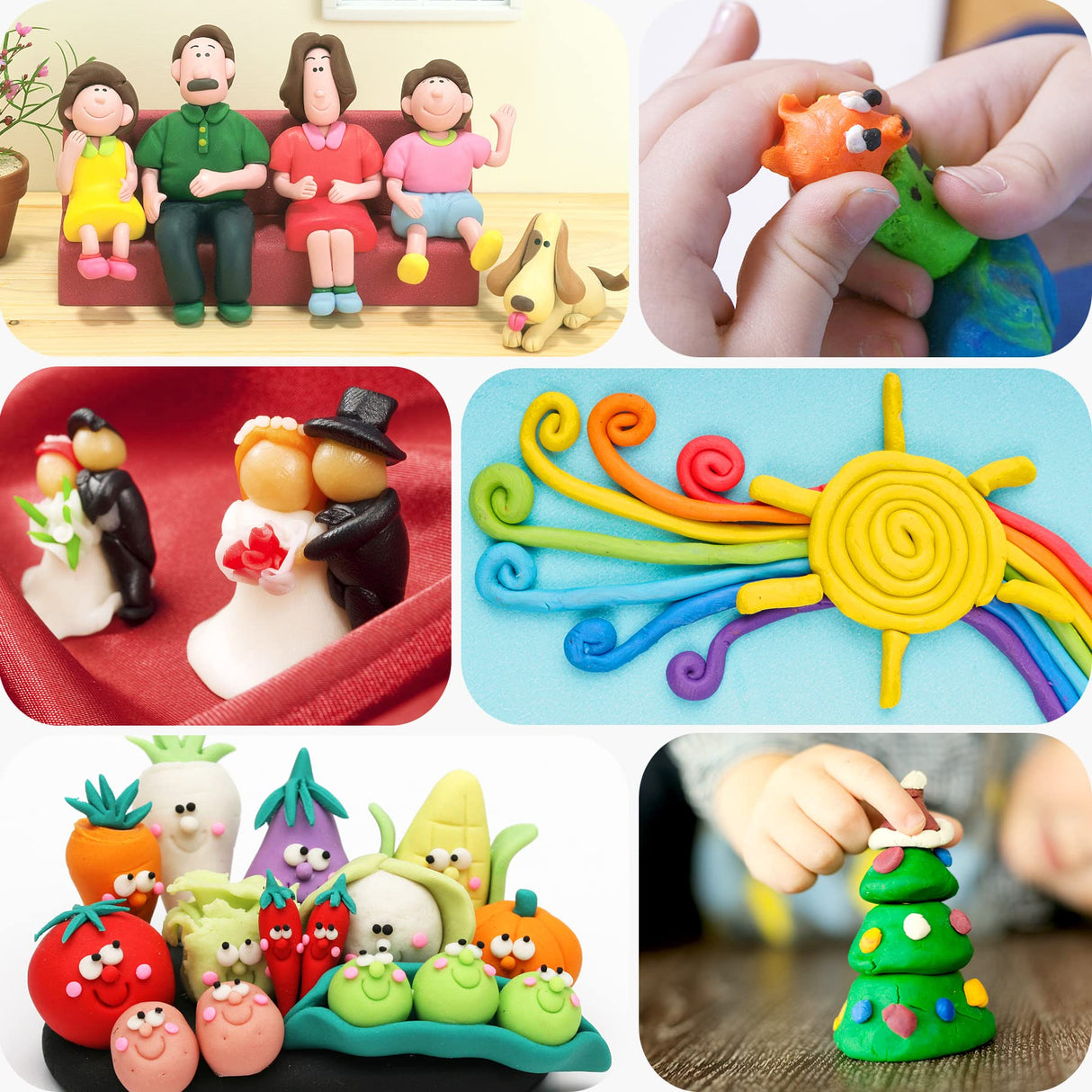 IGaiety Polymer Clay 110 Colors Oven Bake Clay Kit DIY Baking Clay Modeling Craft with Sculpting Tools and Accessories 245 Pcs Non-Toxic Ideal Gift for Beginner Adults Kids Jewelry Making IGaiety