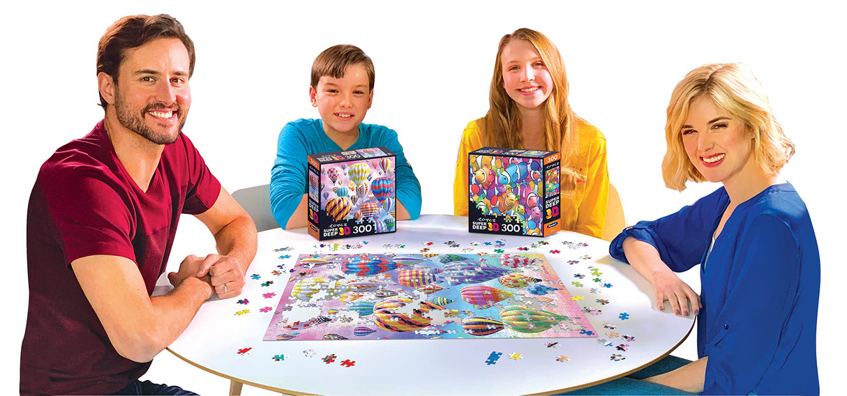 RoseArt - Super Deep 3D - Balloon Magic - 300 Piece Jigsaw Puzzle for Adults RoseArt