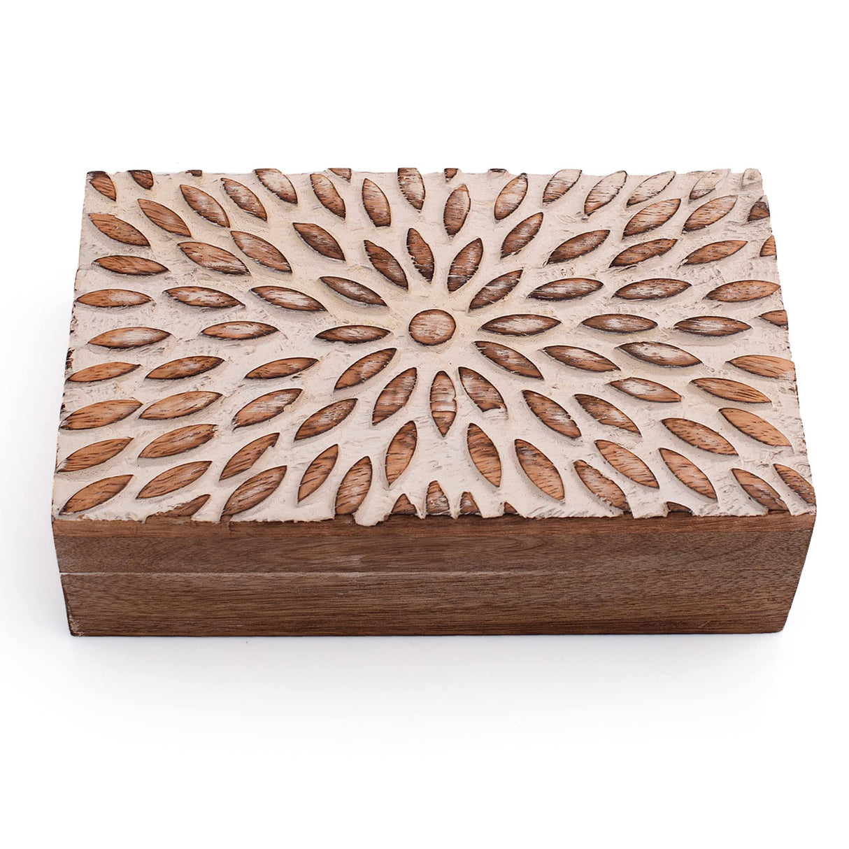 Great Birthday Gift Ideas Handmade Decorative Wooden Jewelry Box Jewelry Organizer Keepsake Box Treasure Chest Trinket Holder Watch Box Storage Box Housewarming Gifts Women The Great Indian Bazaar
