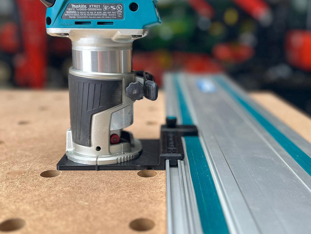 ToolCurve Guide Rail Adapter Compatible with Makita Router - Made in USA ToolCurve